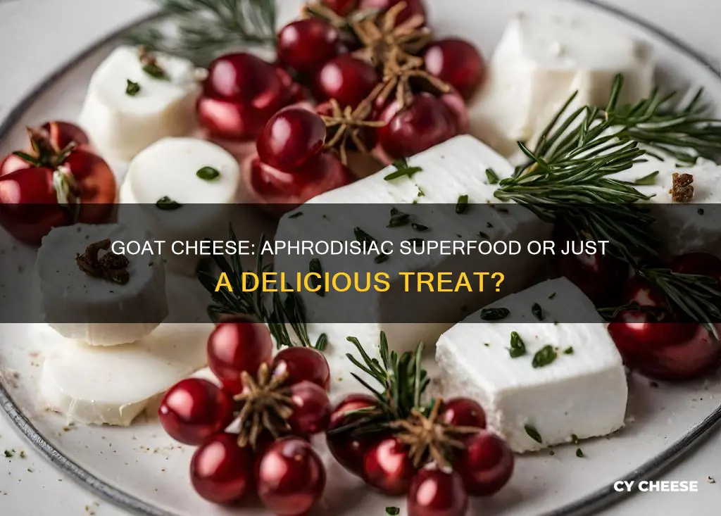 is goat cheese aphordsiac