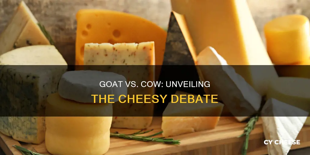 is goat cheese as bad as cow cheese