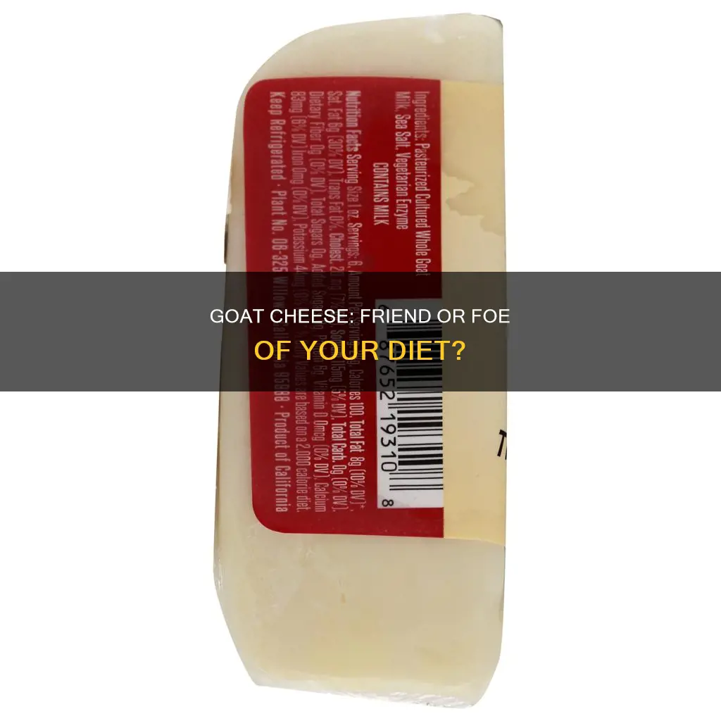 is goat cheese bad for a diet