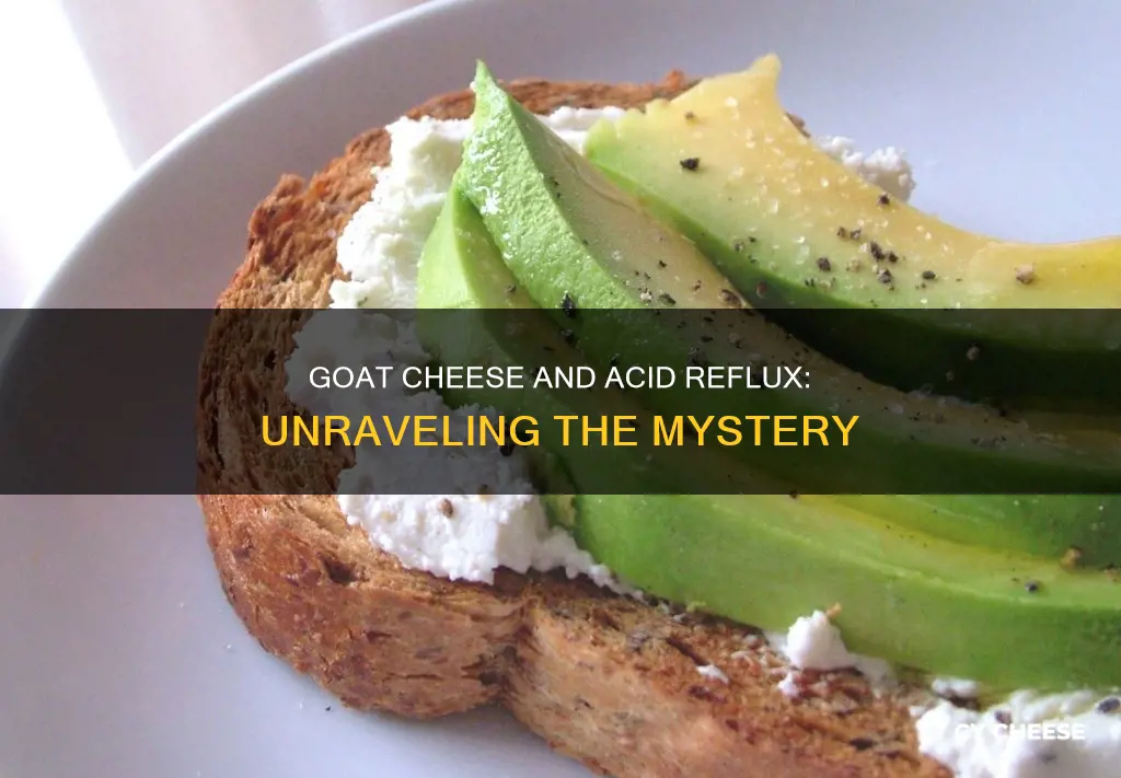 is goat cheese bad for acid reflux