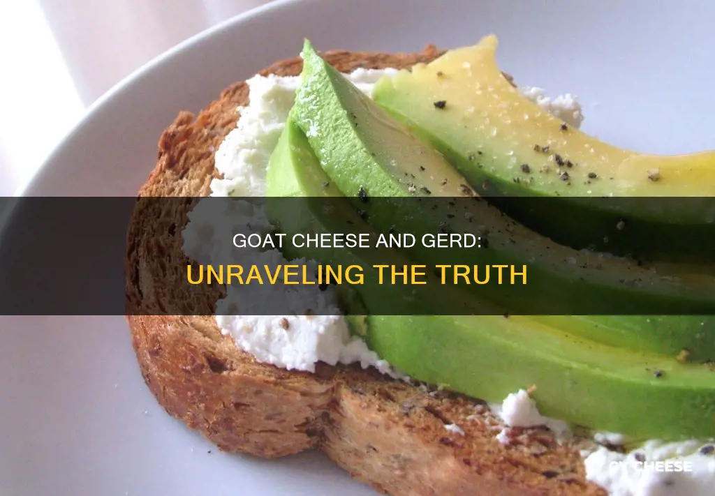 is goat cheese bad for gerd