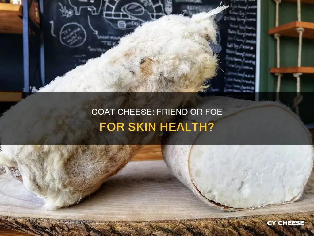 is goat cheese bad for your skin