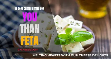 Goat's Gold vs. Feta's Blue: Unveiling the Healthier Choice