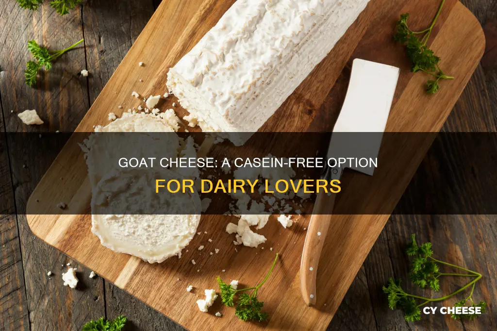 is goat cheese casein free
