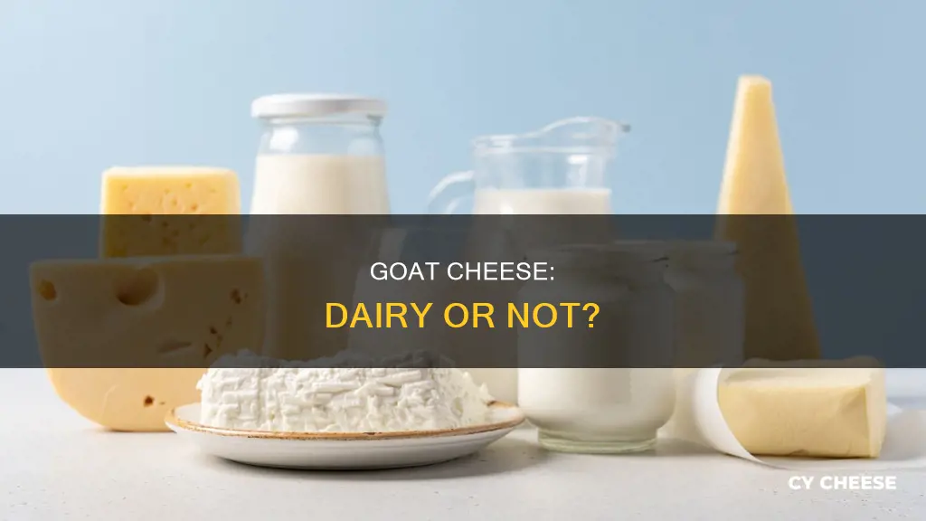 is goat cheese considered non dairy