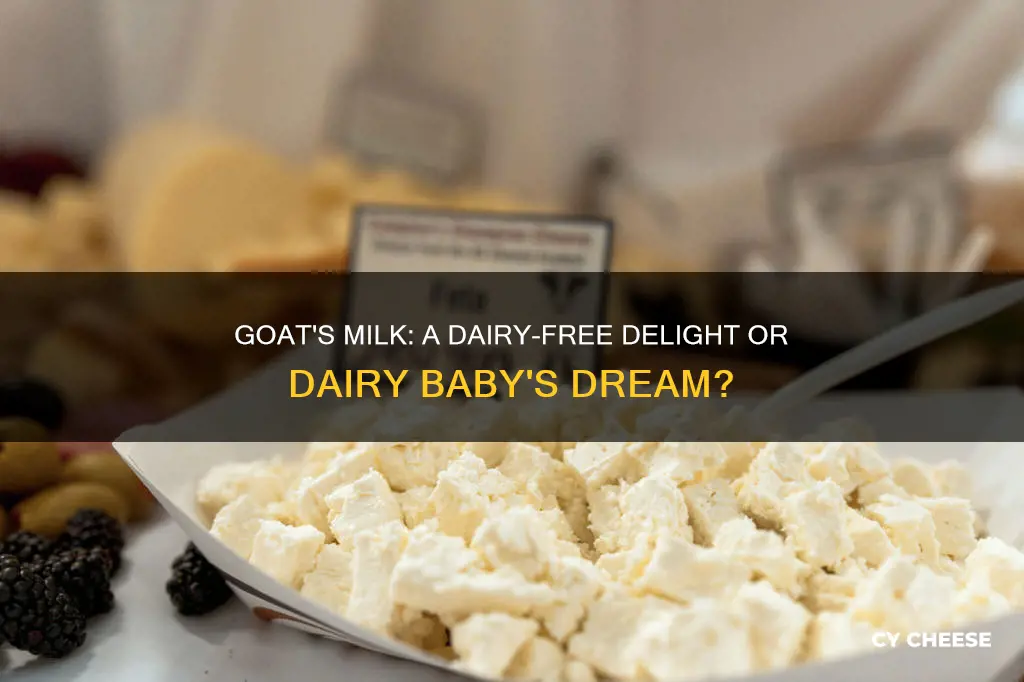 is goat cheese dairy baby