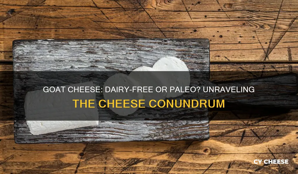 is goat cheese dairy paleo