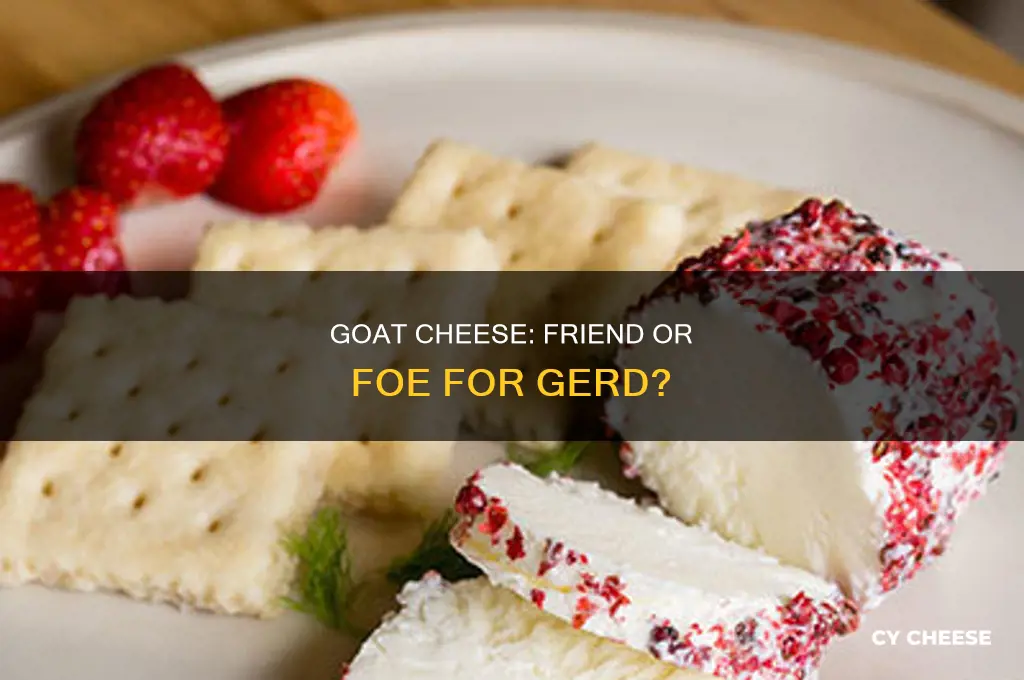 is goat cheese good for gerd