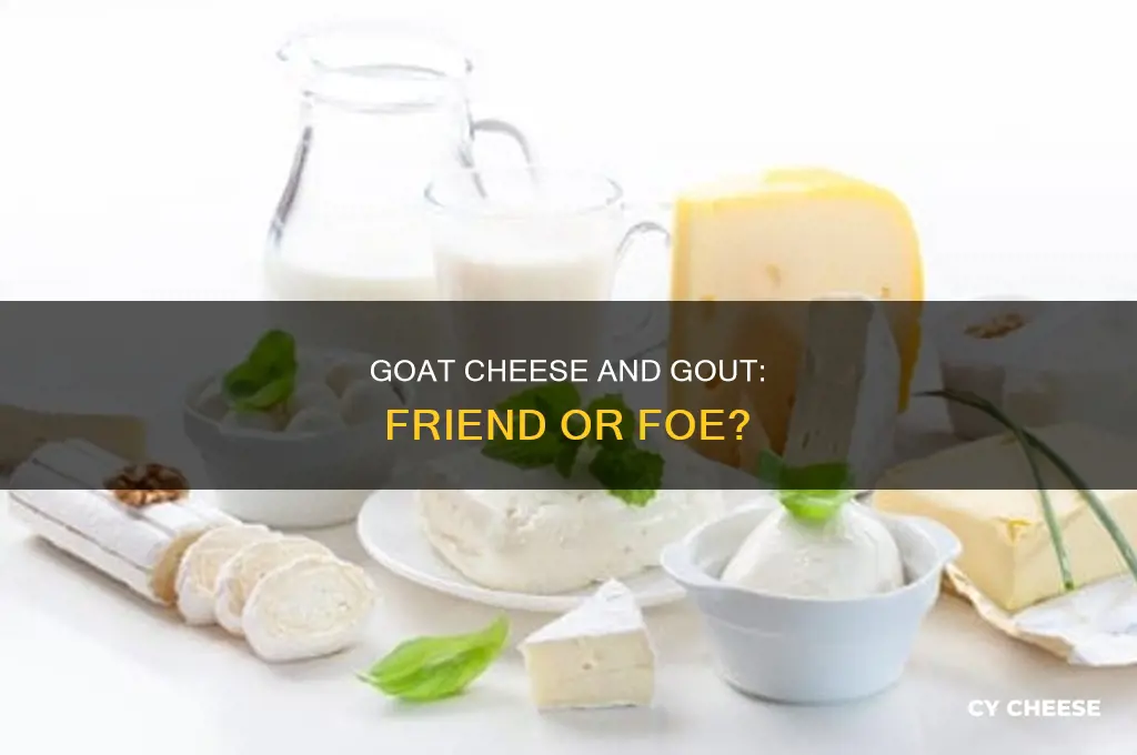 is goat cheese good for gout