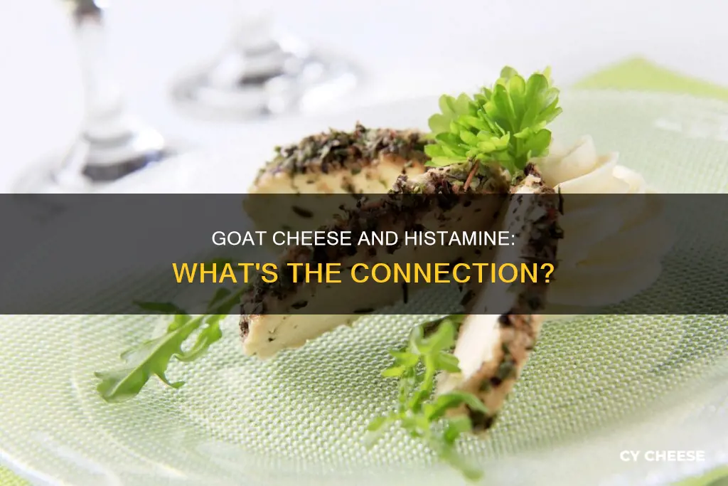 is goat cheese high in histamine