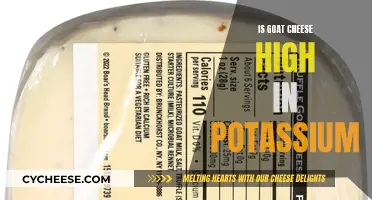 Goat Cheese and Potassium: A Healthy Combination?