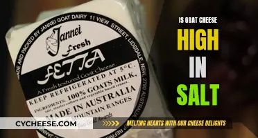 Goat Cheese Salt Content: What You Need to Know