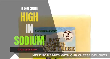 Goat Cheese: Sodium Content and Health Benefits