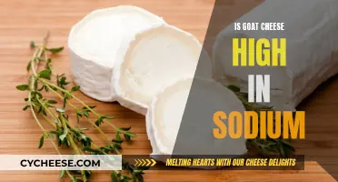Goat Cheese and Sodium: A Healthy Balance?