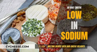 Goat Cheese and Sodium: A Healthy Combination?