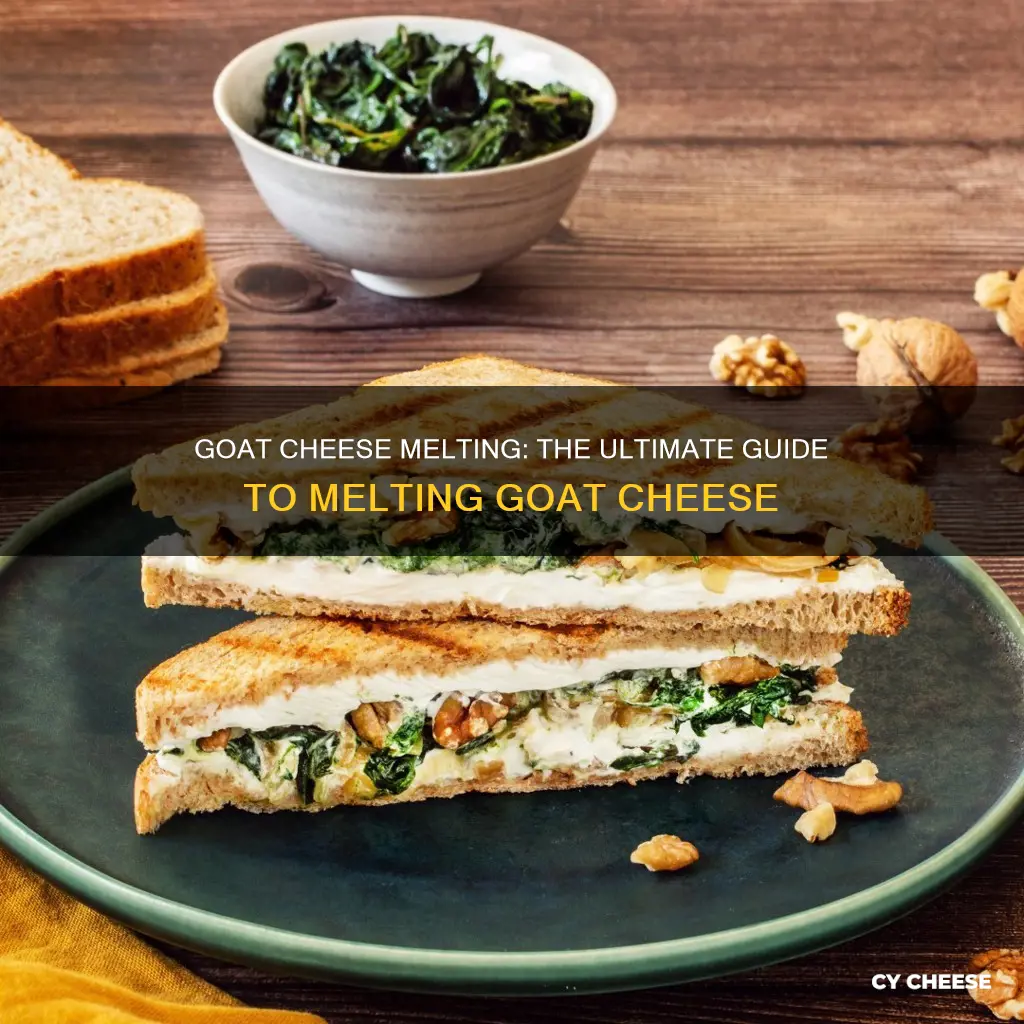 is goat cheese meltable