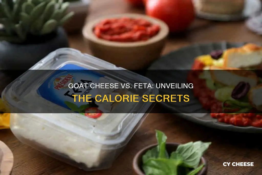 is goat cheese more fattening than feta