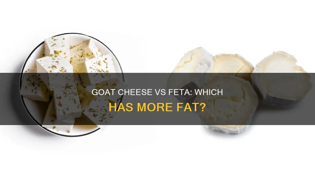 is goat cheese more fattening than feta