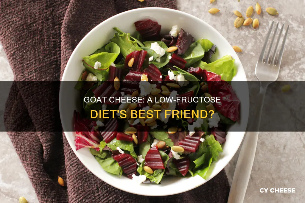 is goat cheese ok on a low fructose diet