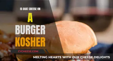 Is Goat Cheese Kosher for Burgers? Exploring the Rules