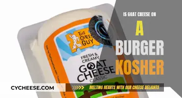 Goat Cheese on Burgers: Kosher or Not?