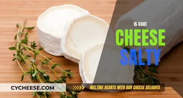 Goat Cheese: Salty or Not?
