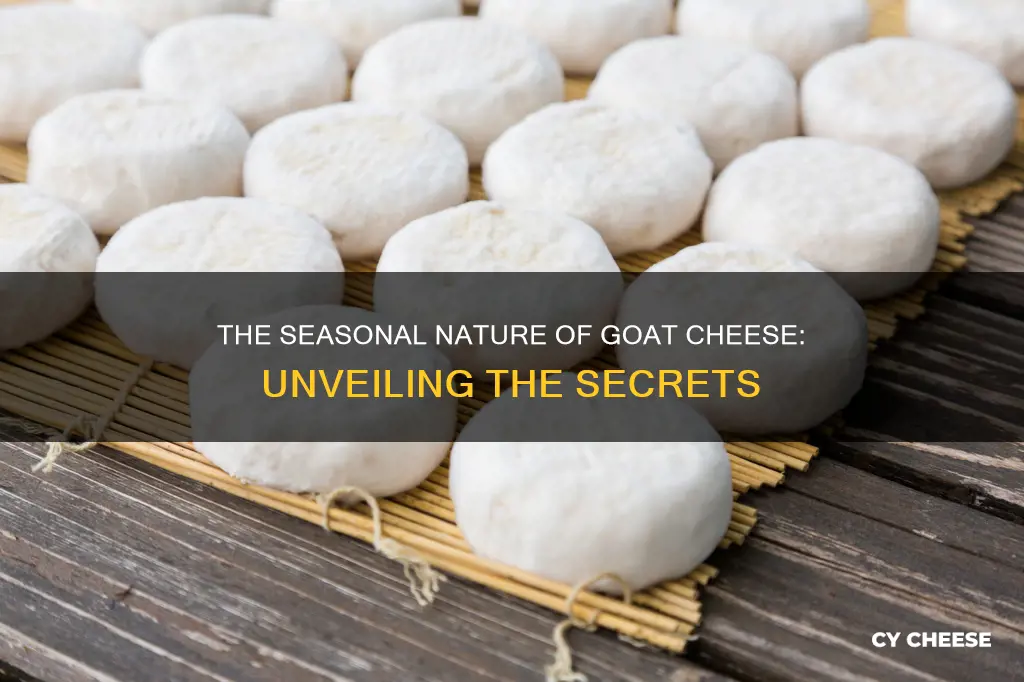 is goat cheese seasonal