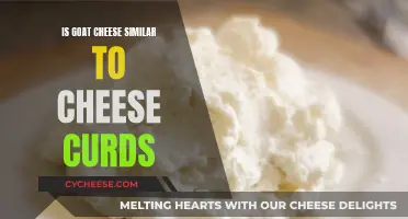 Goat's Milk Magic: Unveiling the Similarities and Differences Between Goat Cheese and Curds