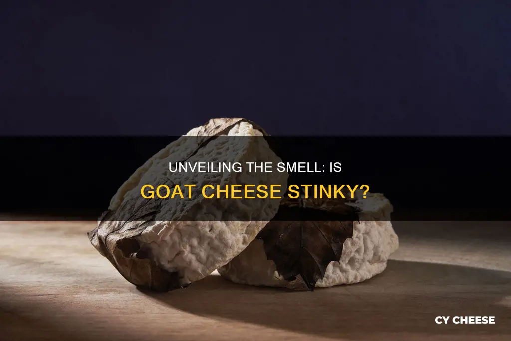 is goat cheese stinky