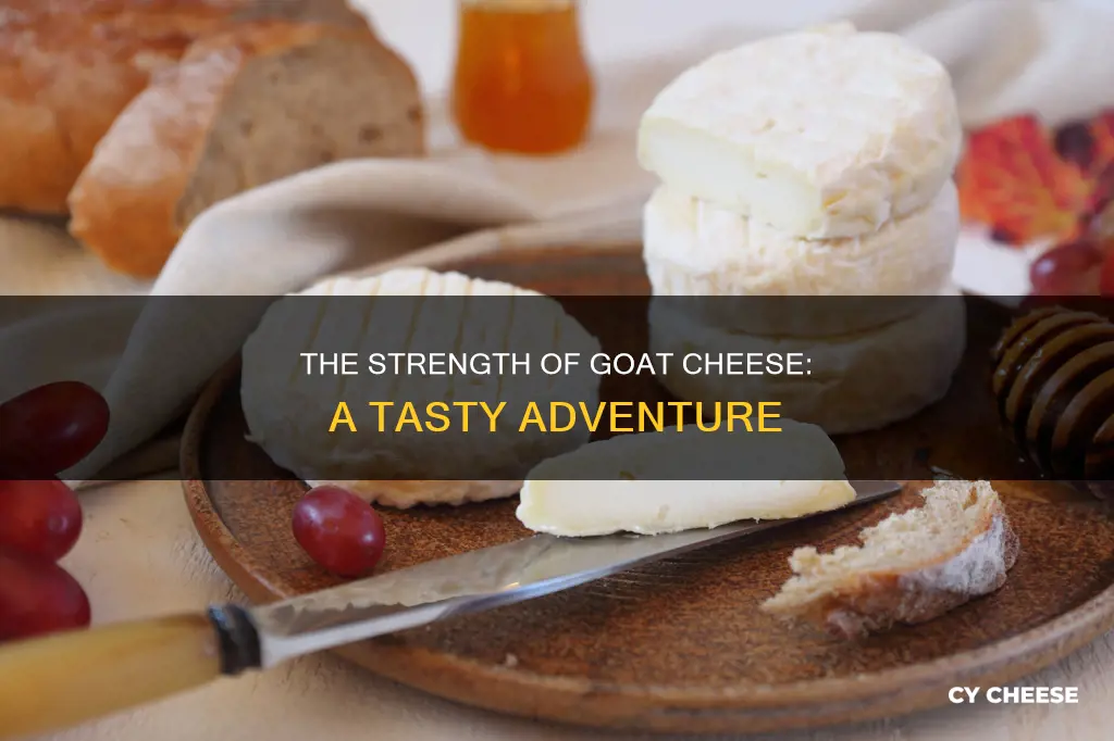 is goat cheese strong