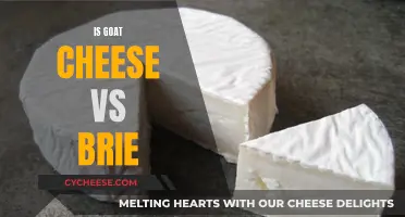Goat Cheese and Brie: A Creamy Comparison