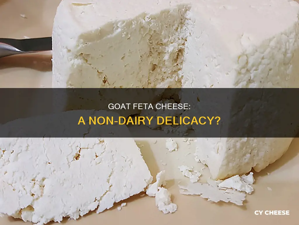is goat feta cheese dairy