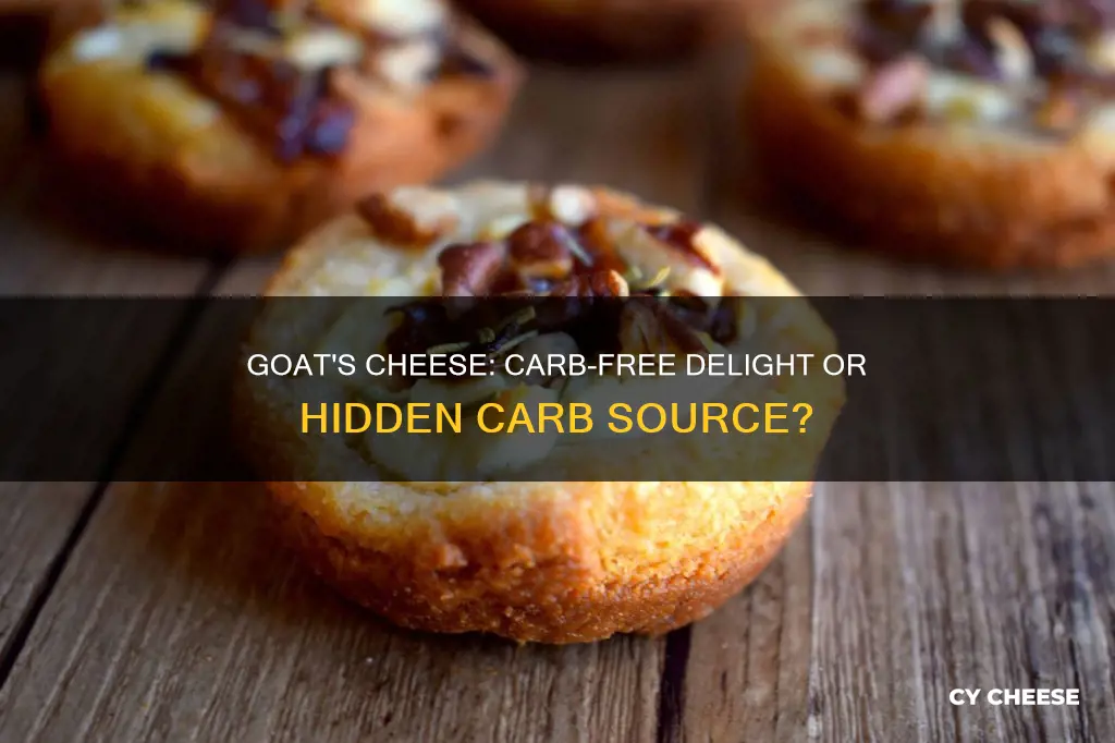 is goats cheese carb free