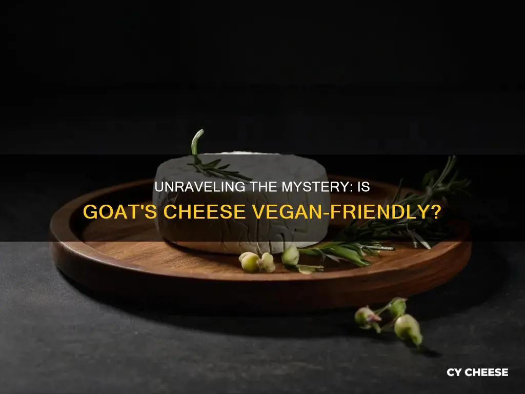 is goats cheese vegetarian