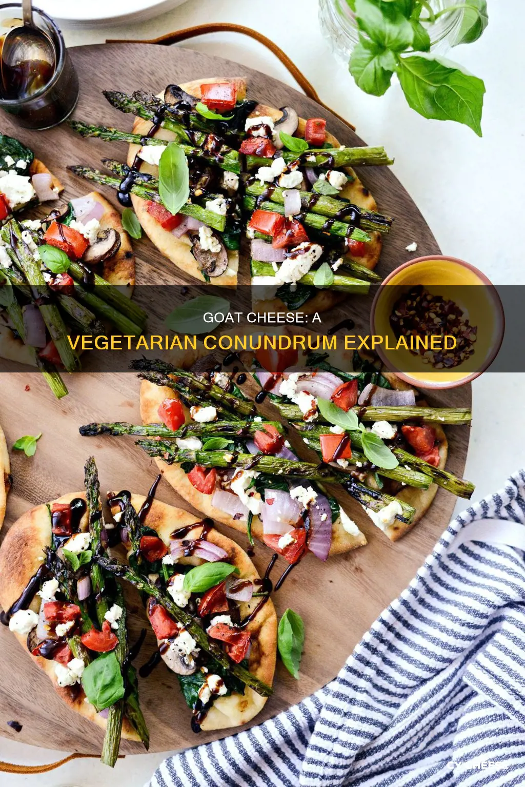 is goats cheese vegetarian