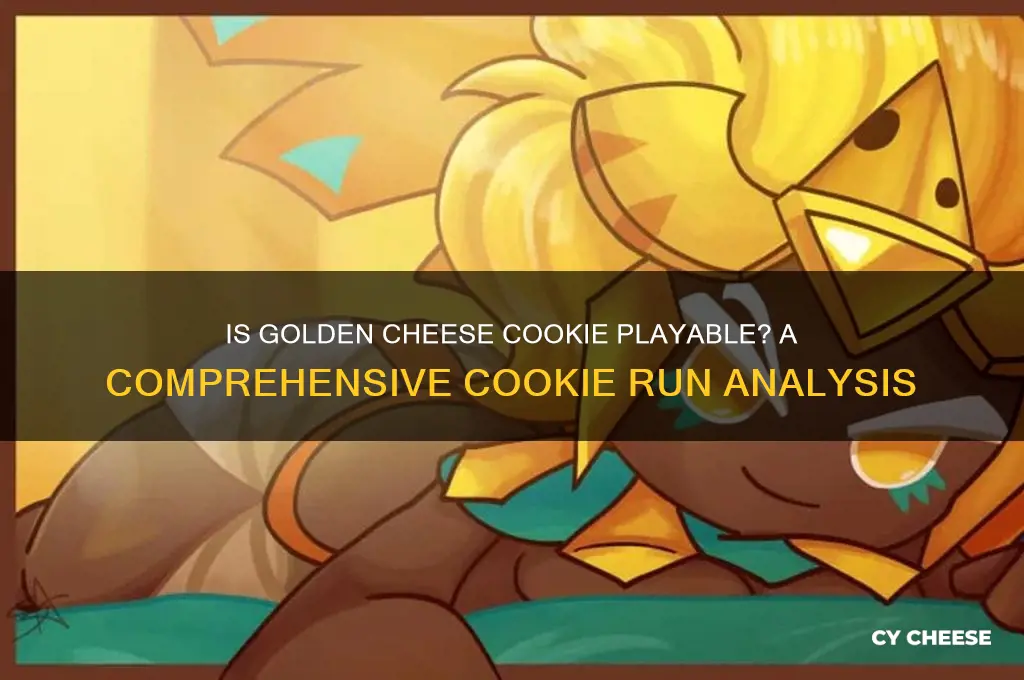 is golden cheese cookie playable