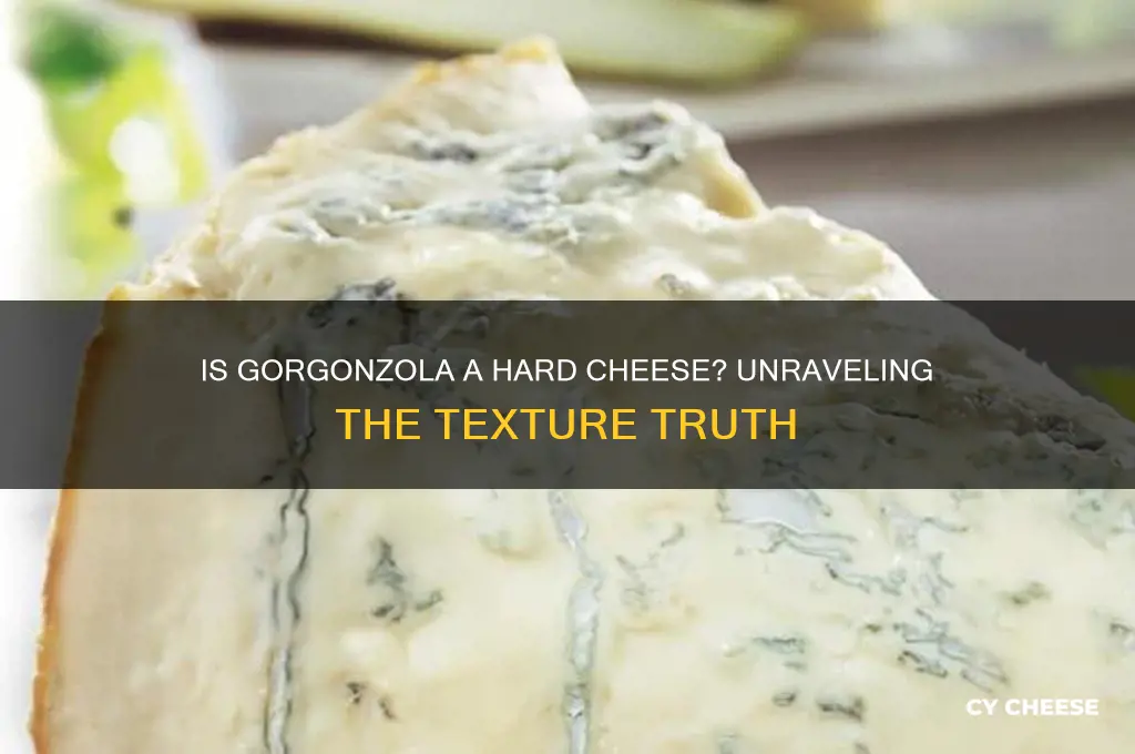 is gorgonzola a hard cheese