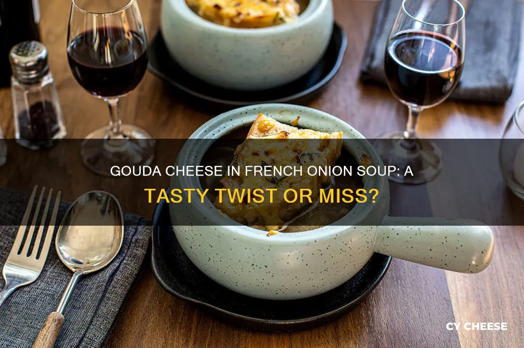 is gouda cheese good for french onion soup