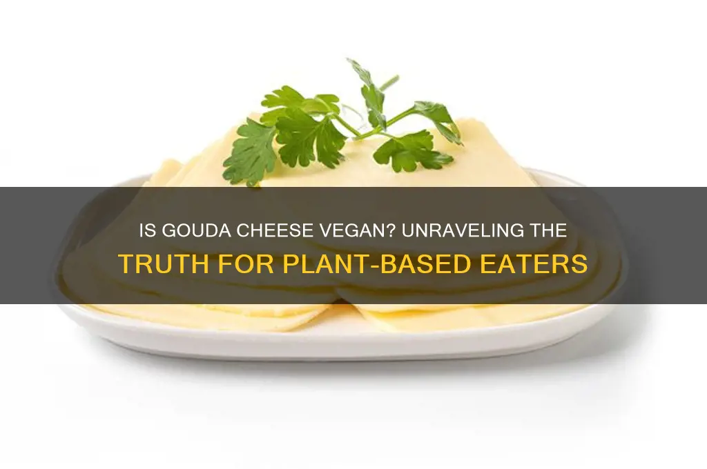 is gouda cheese vegan