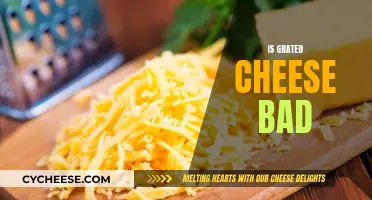 The Grated Cheese Conundrum: Is It Bad?