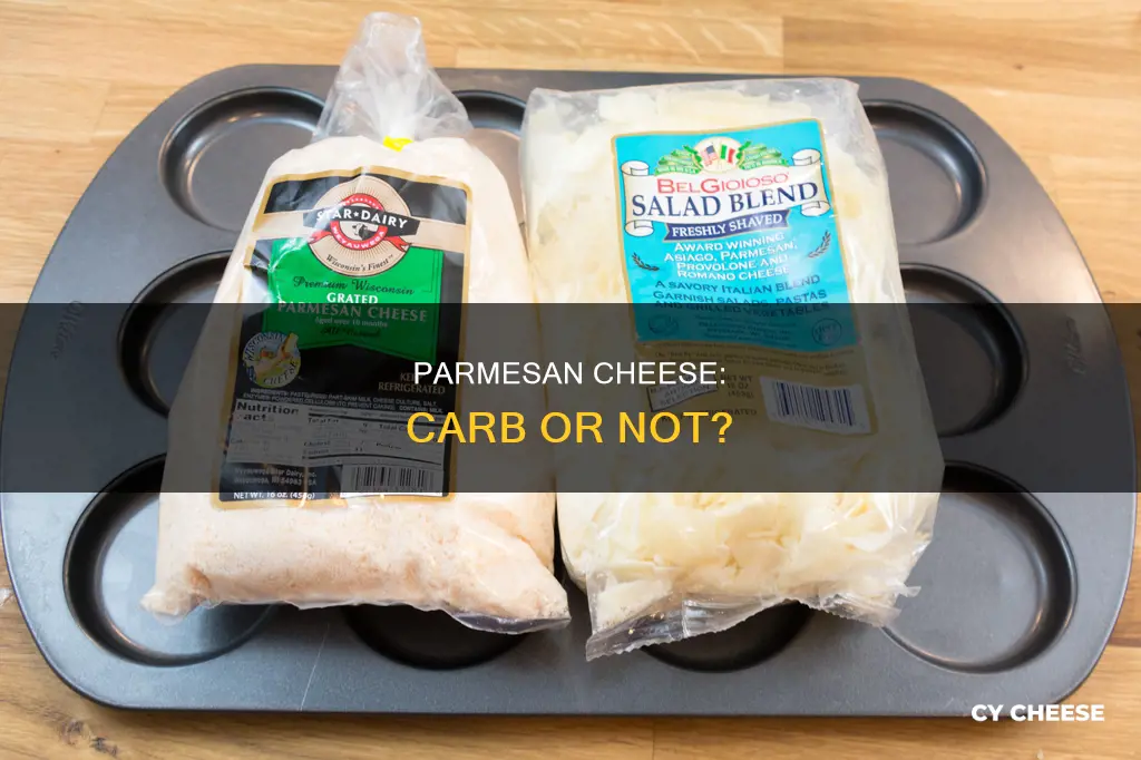 is grated parmesan cheese a carbohydrate