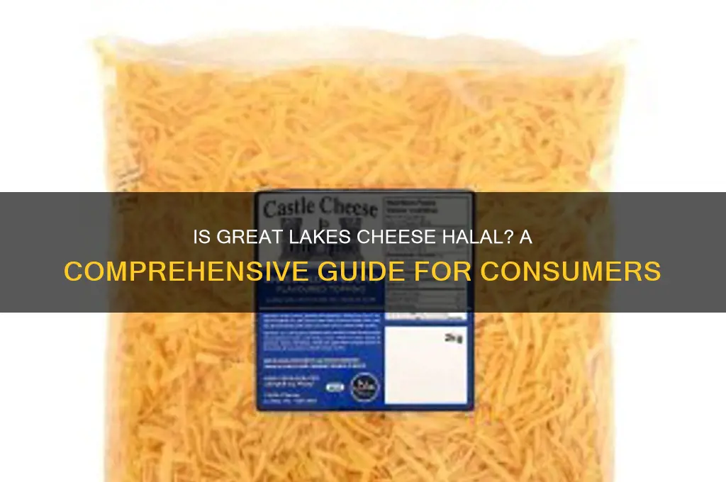 is great lakes cheese halal
