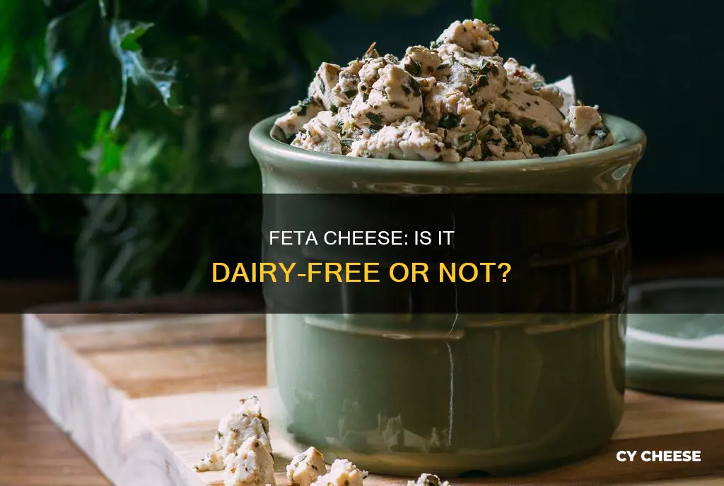 is greek feta cheese dairy free
