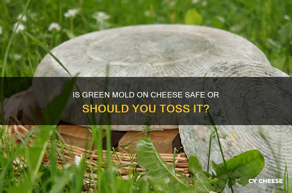 is green mold good on cheese