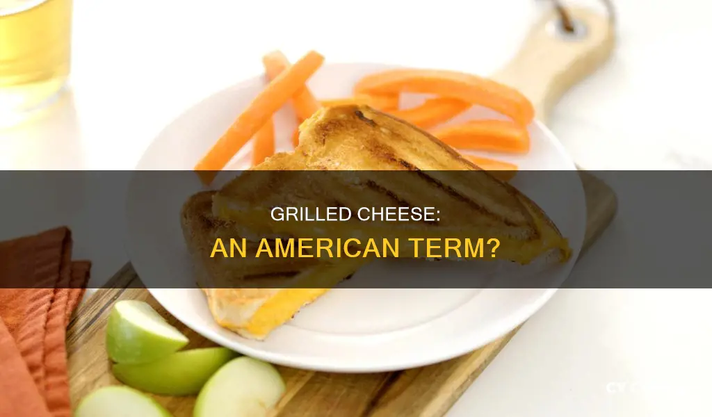 is grilled cheese an american term