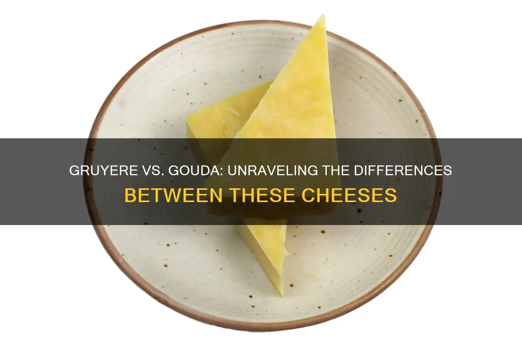 is gruyere cheese the same thing as gouda cheese
