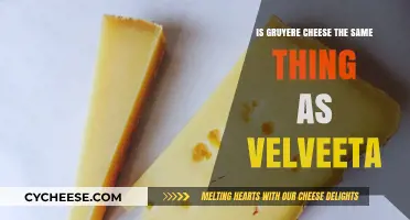 Gruyere vs. Velveeta: Unraveling the Cheese Confusion