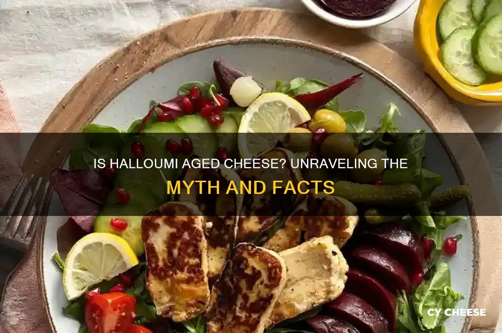 is halloumi aged cheese