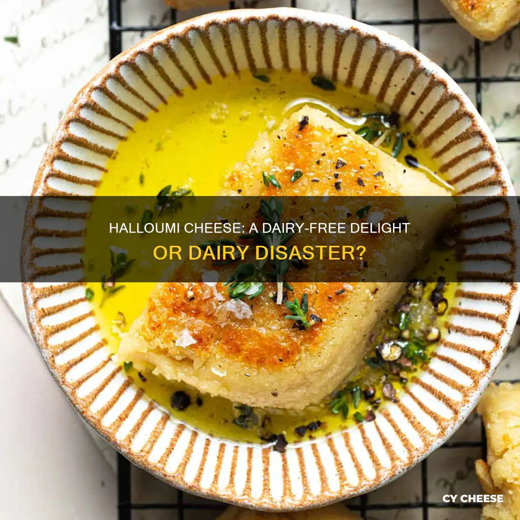 is halloumi cheese dairy free