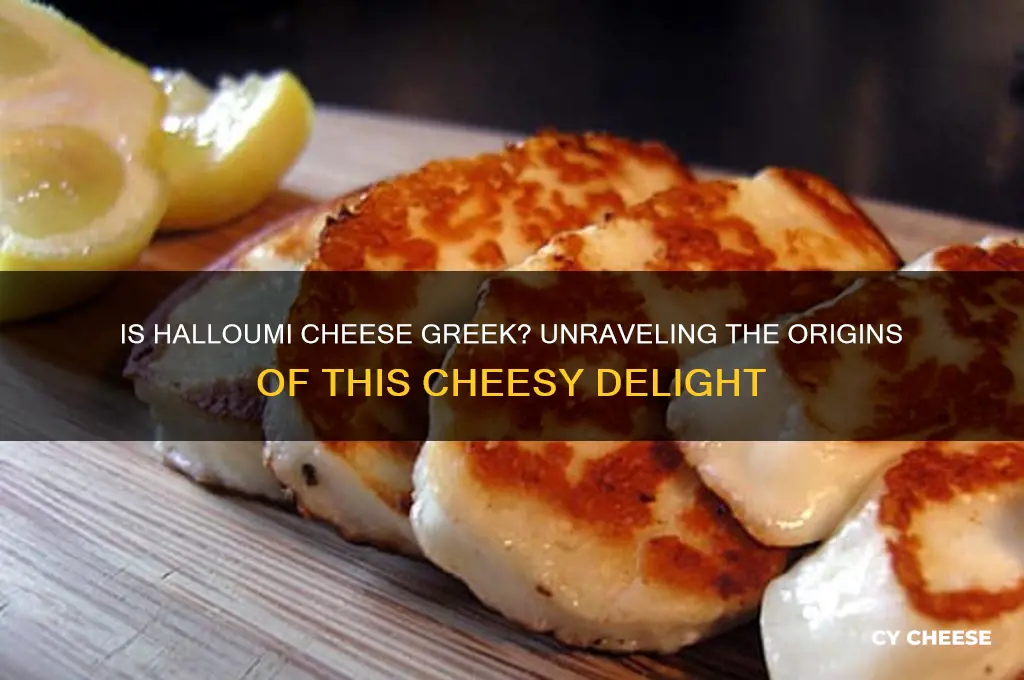 is halloumi cheese greek